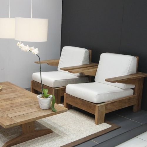 Sillones de jardin al interior modelo Alvorada de Butzke Brasil de alto diseño