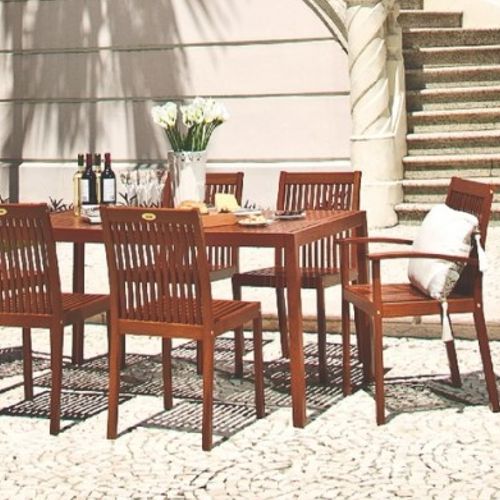 Comedo rectangular Fitt diseño de Tramontina hecho en Brasil con madera tropical de Jatoba mejor que la Teca