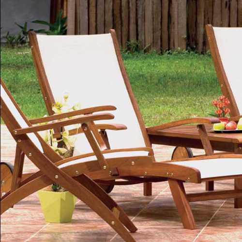 Muebles de jardin de madera y malla modelo Flex Malla de Tramontina fabricados en Brasil distribuidos por Meue