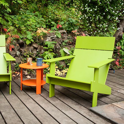 Sillon de jardin o de sala de terraza moderno minimalista de la colección Lollygagger by Loll Designs