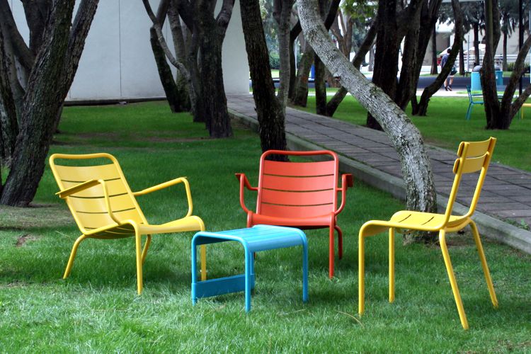 Muebles de aluminio modelo Luxembourg de Fermob de muchos colores