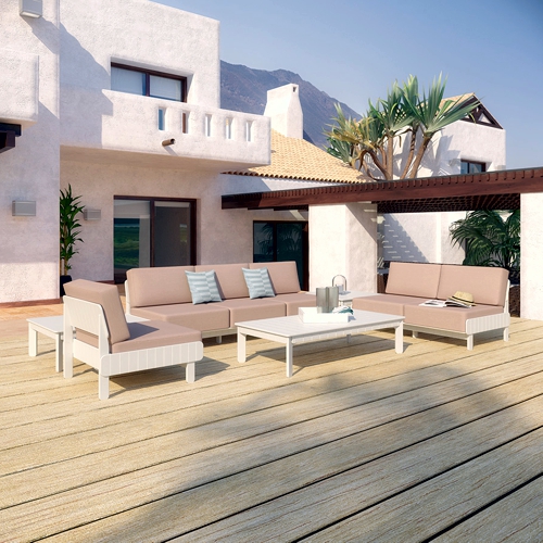 Sala Sunnyside de plastico reciclado para exteriores o interiores