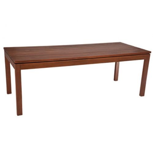 BU-5218 ATALAIA mesa comedor rectangular con patas rectas