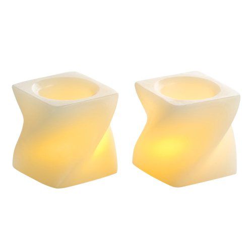 CL-2303 TWISTED velas de baterias con cuerpo de cera