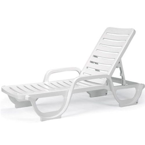 GF-1041 BAHIA  camastro ajustable blanco 