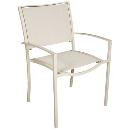 ST-1110 BALLY  silla con brazos de aluminio